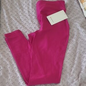 Lululemon Pink Leggings High Waist Performance